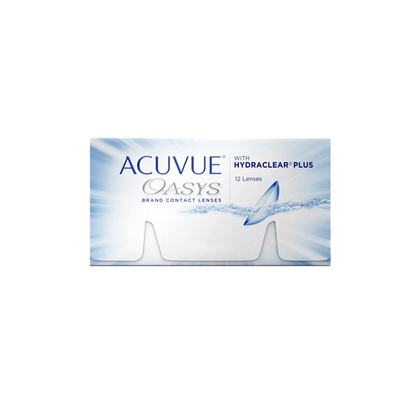 ACUVUE OASYS with HYDRACLEAR PLUS contact lenses box