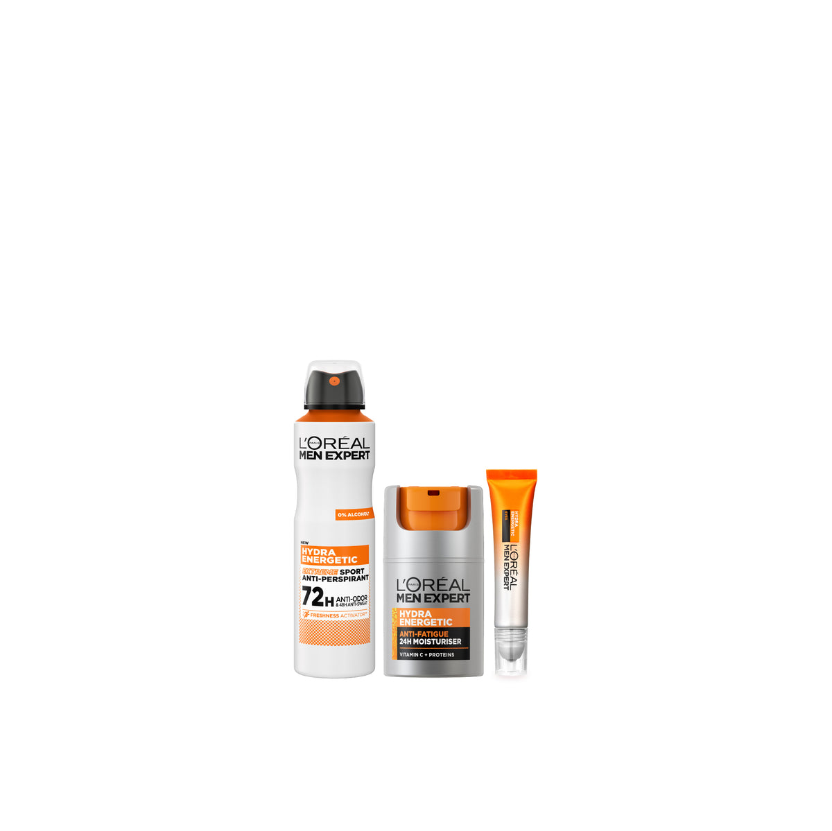 L'Oréal Paris Full Hydra Energetic Routine skincare spray product set