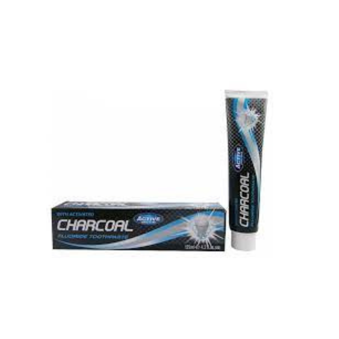 Active Charcoal Fluoride Toothpaste 125 Ml - MazenOnline Main image
