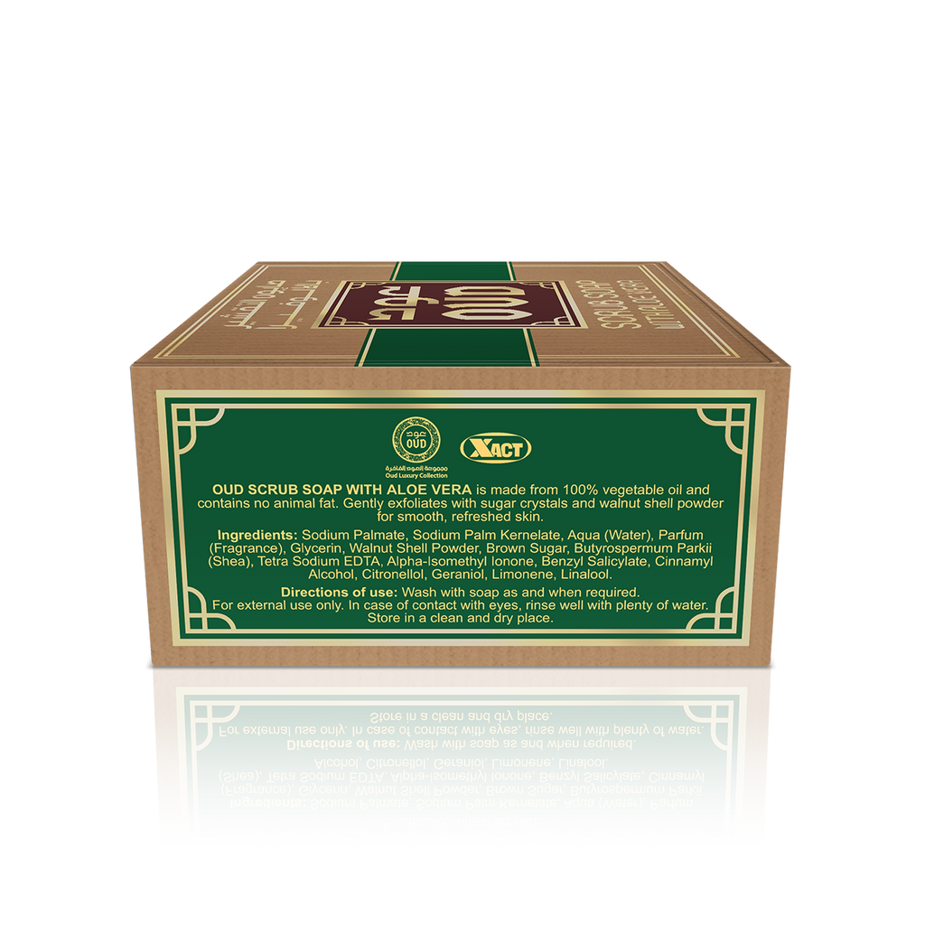 Oud Scrub Soap With Aloevera 125g