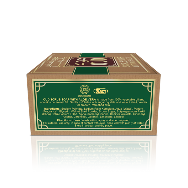 Oud Scrub Soap With Aloevera 125g