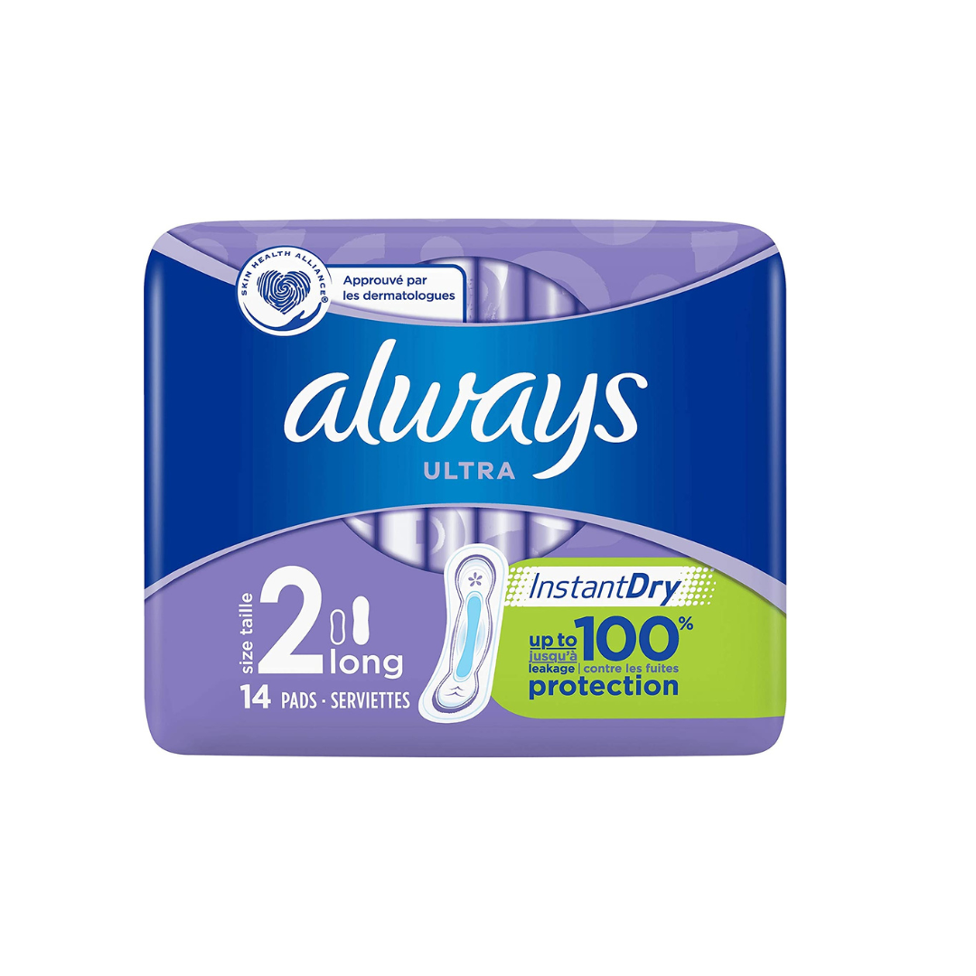 Always Ultra Long (T2) Sanitary Towels x 14 - MazenOnline Main image
