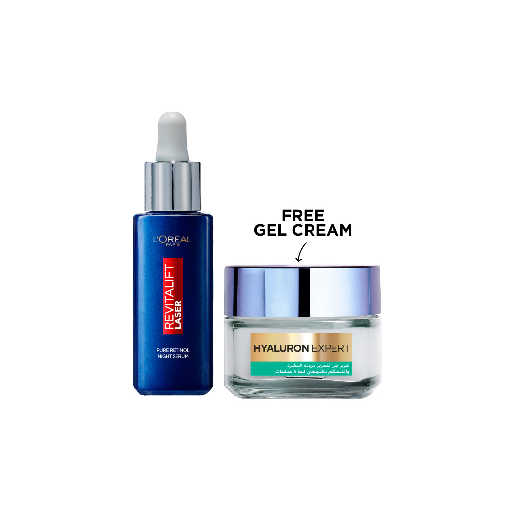 Retinol Serum + Hyaluron Gel Cream - MazenOnline