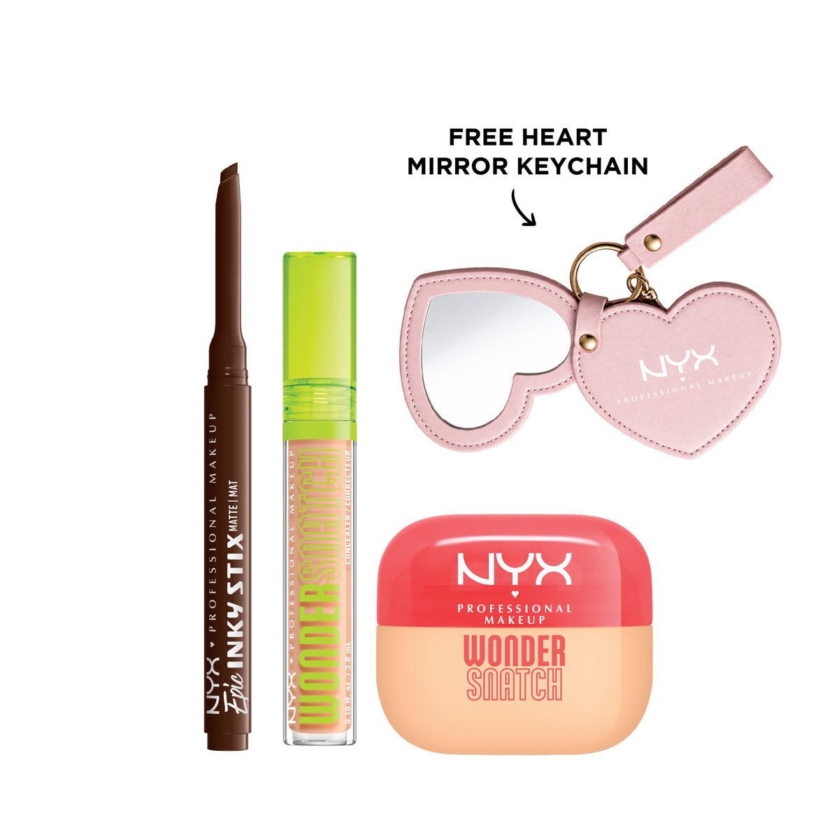 Epic Inky Eyeliner + Wonder Snatch Concealer + Wonder Snatch Setting Powder + Gift