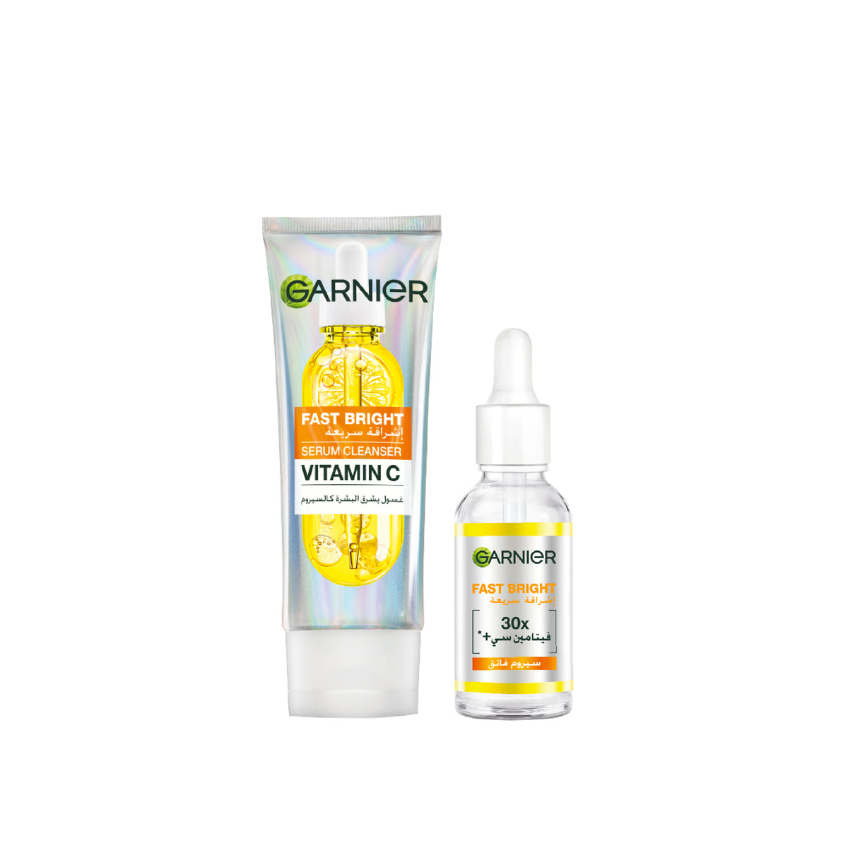 Fast Bright serum Cleanser + Vit C Day Serum
