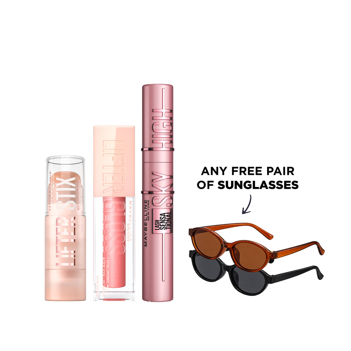 Lifter Stix + Lifter Gloss + Sky High Mascara