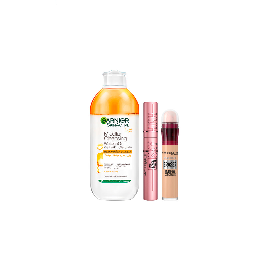 Garnier - IAR Concealer + Sky High + In Oil Micellar | MazenOnline
