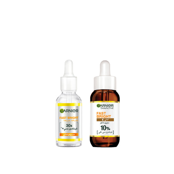 Fast bright day serum + night serum