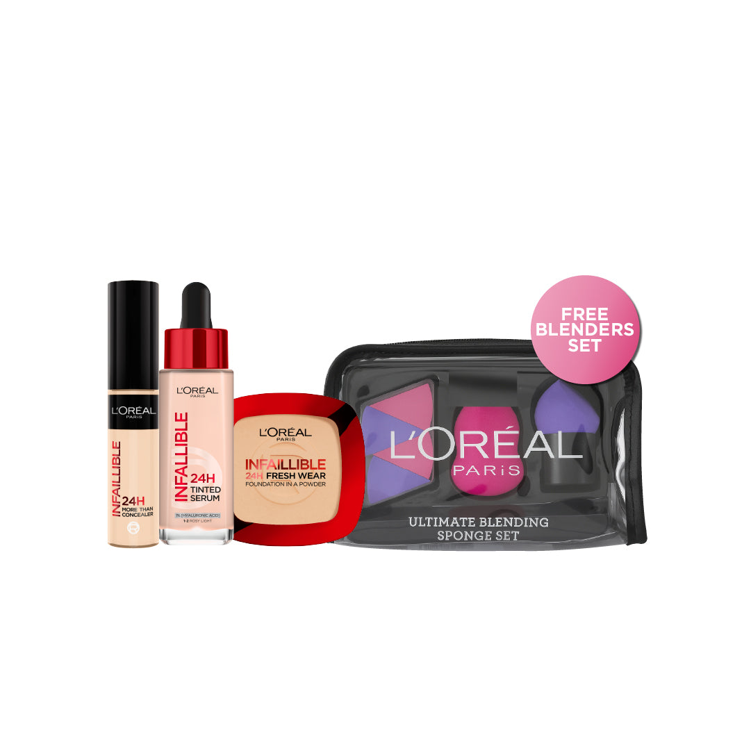 Tinted Serum + Concealer + Powder