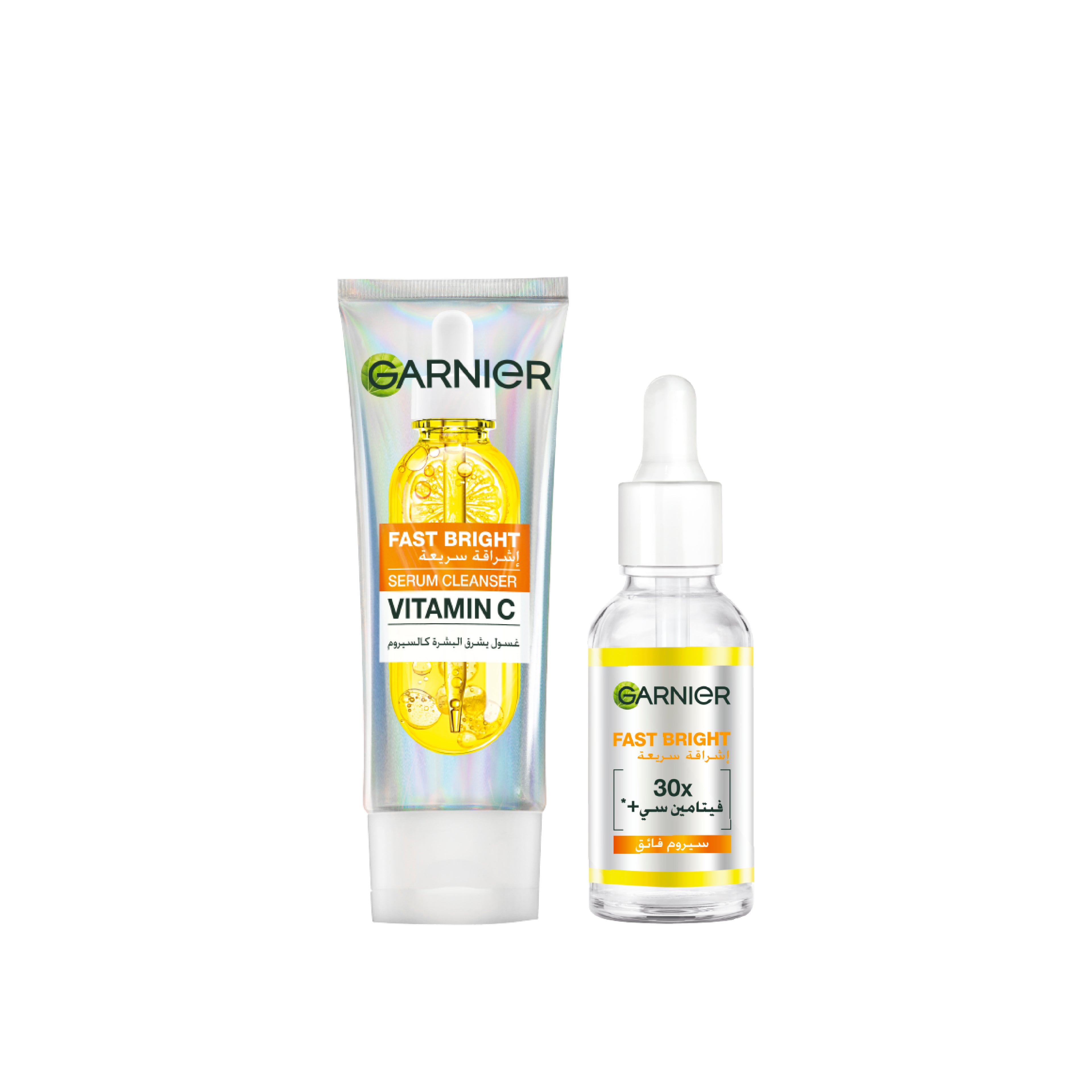 Fast Bright serum Cleanser + Vit C Day Serum
