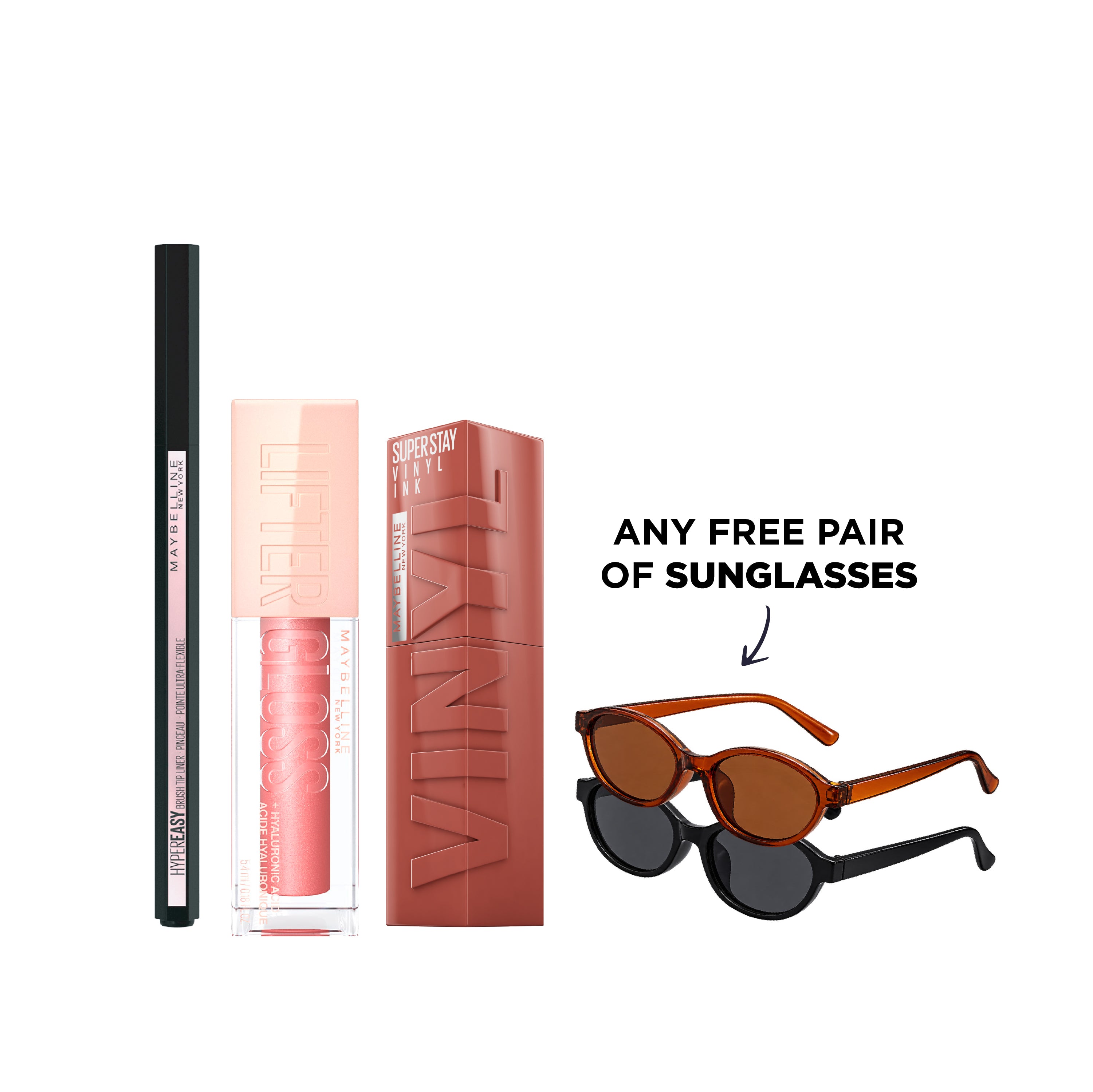 Lifter Gloss + Hyper Easy + Vinyl Ink Lipstick