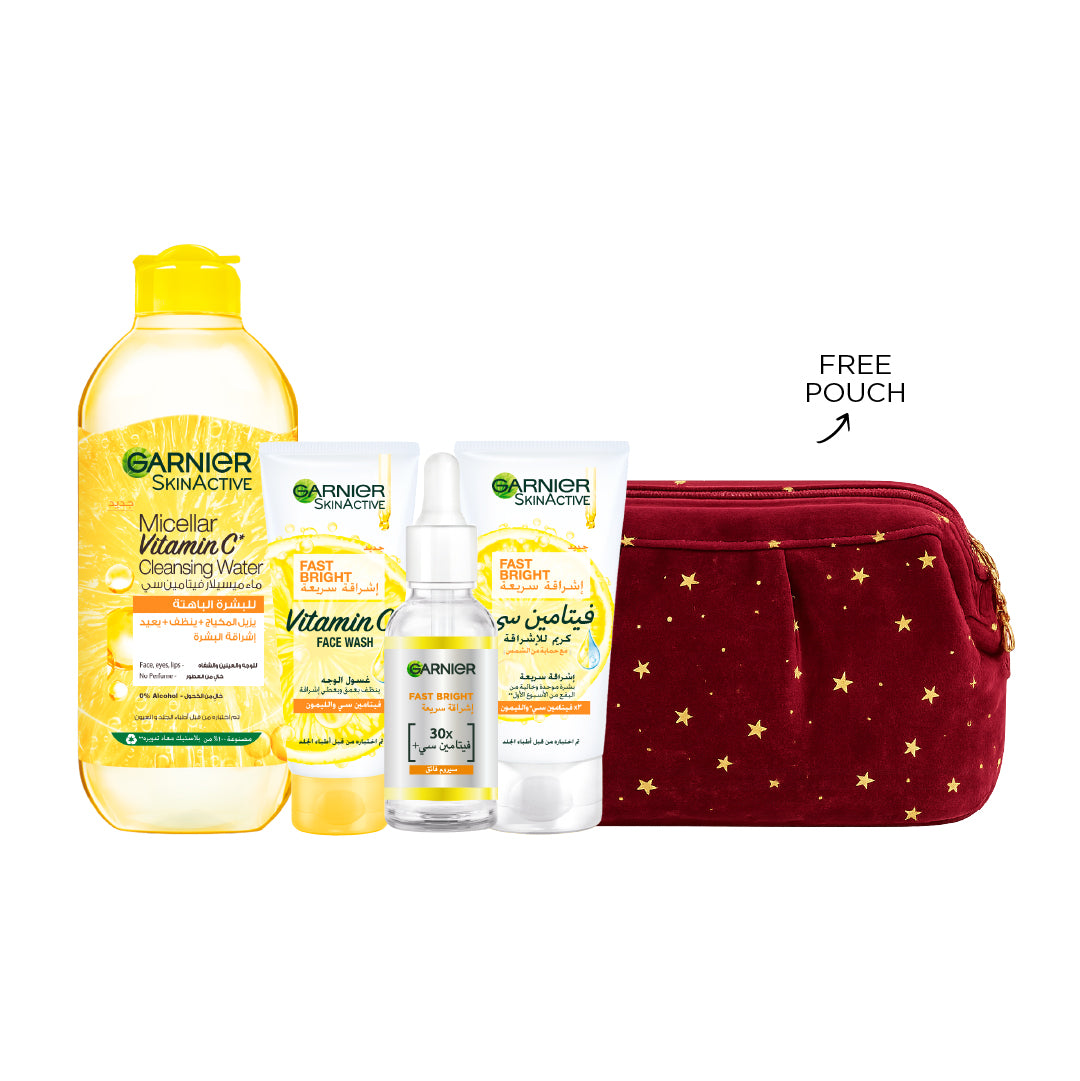 Fast Bright Micellar + Tube Wash + Day Serum + Day Cream