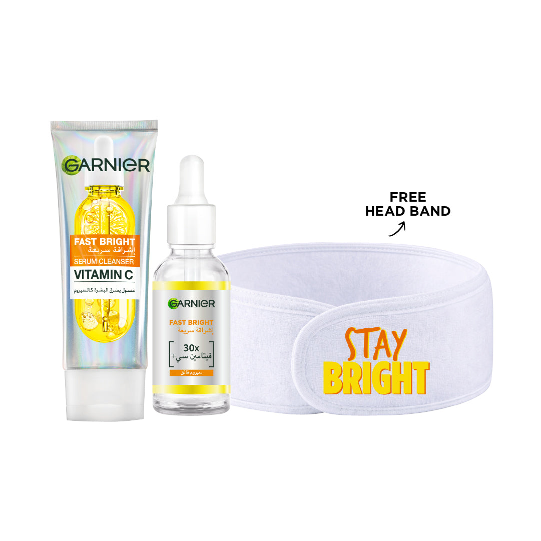 Garnier - Serum Cleanser + Day Serum | MazenOnline