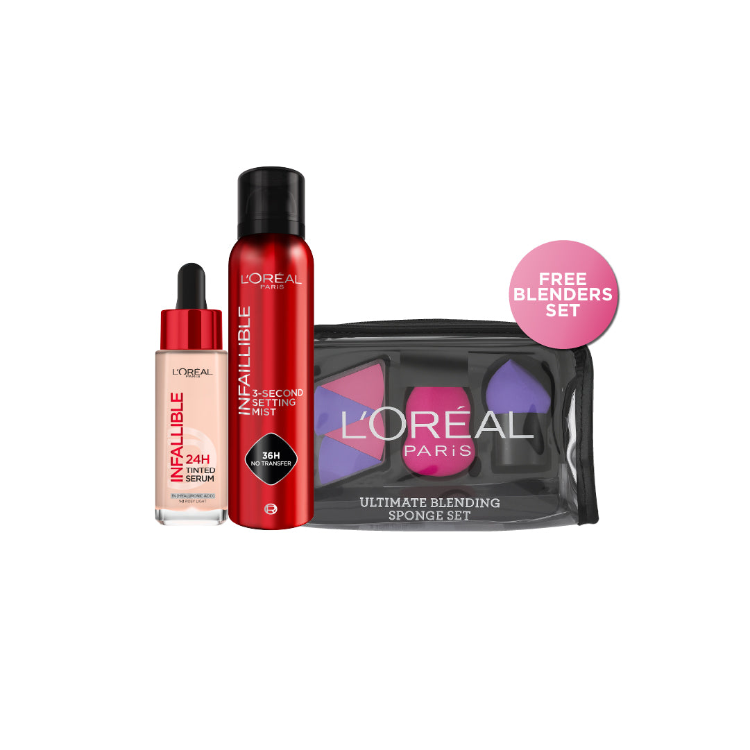 Infaillible 24h Tinted Serum + Infaillible 3-Second Setting Mist Spray + Gift