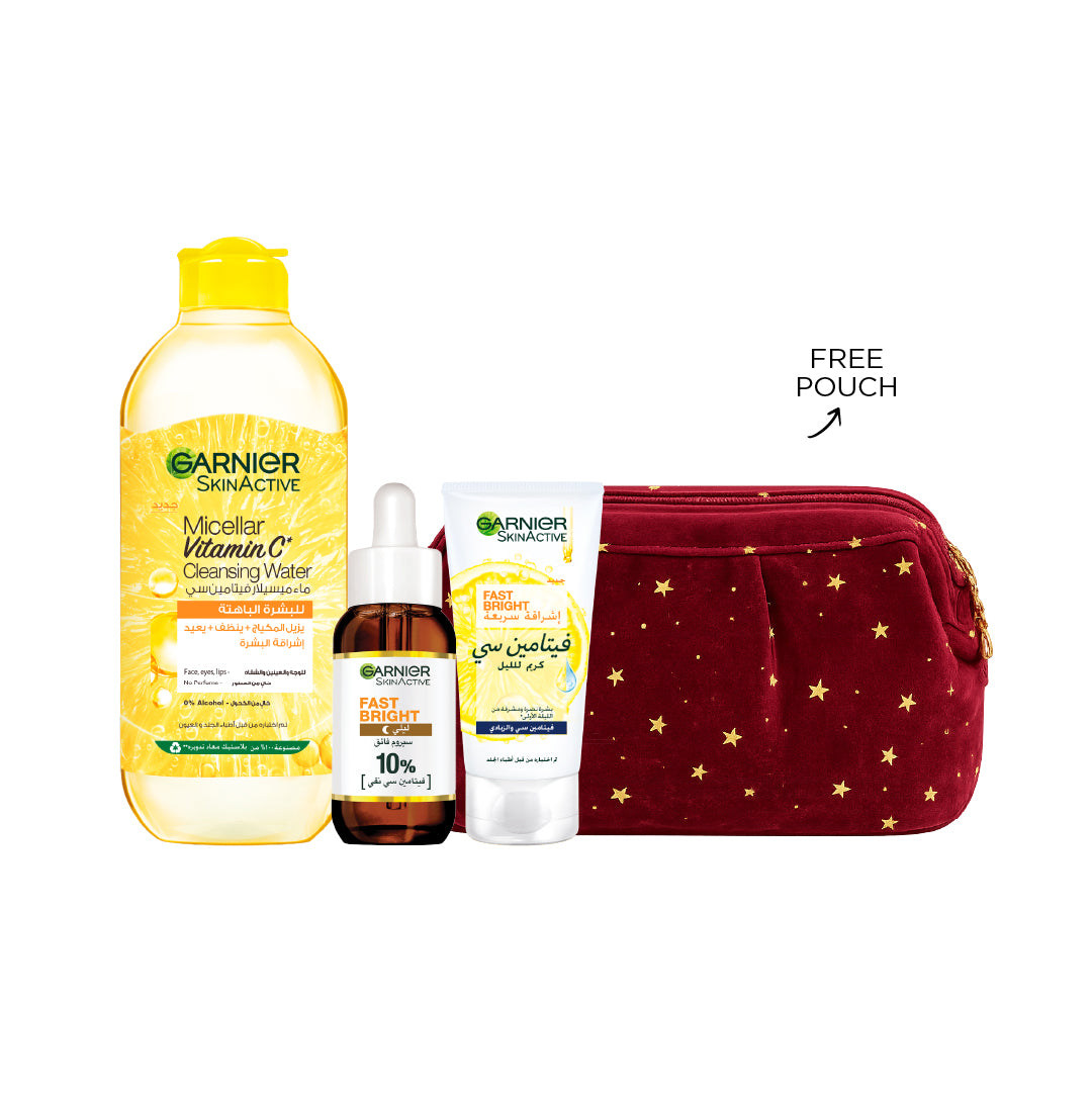 Fast Bright Micellar + Night Serum + Night Cream