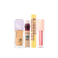 Lumi Matte Foundation + Instant Age Rewind + Lifter Gloss + Collosal Bubble Mascara
