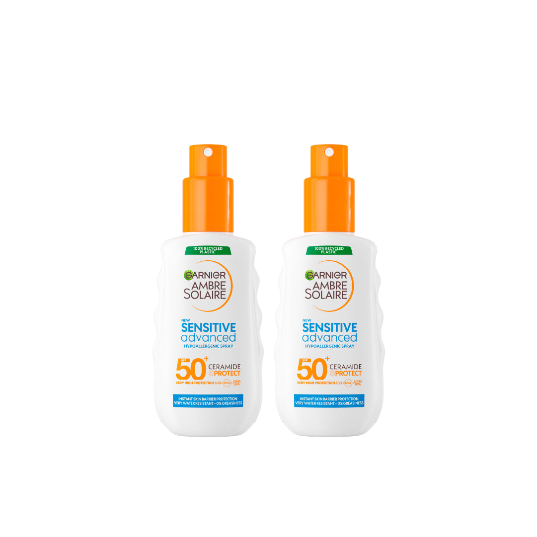 Garnier - 2x Ambre Solaire Sensitive SPF50 Sunscreen | MazenOnline