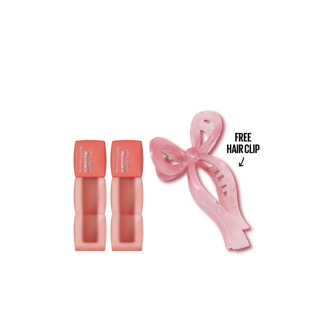 2 * Super Stay Teddy Tint  Soft Blurred Matte Lip Tint | 12h Longwear, Transfer proof + GIft - MazenOnline