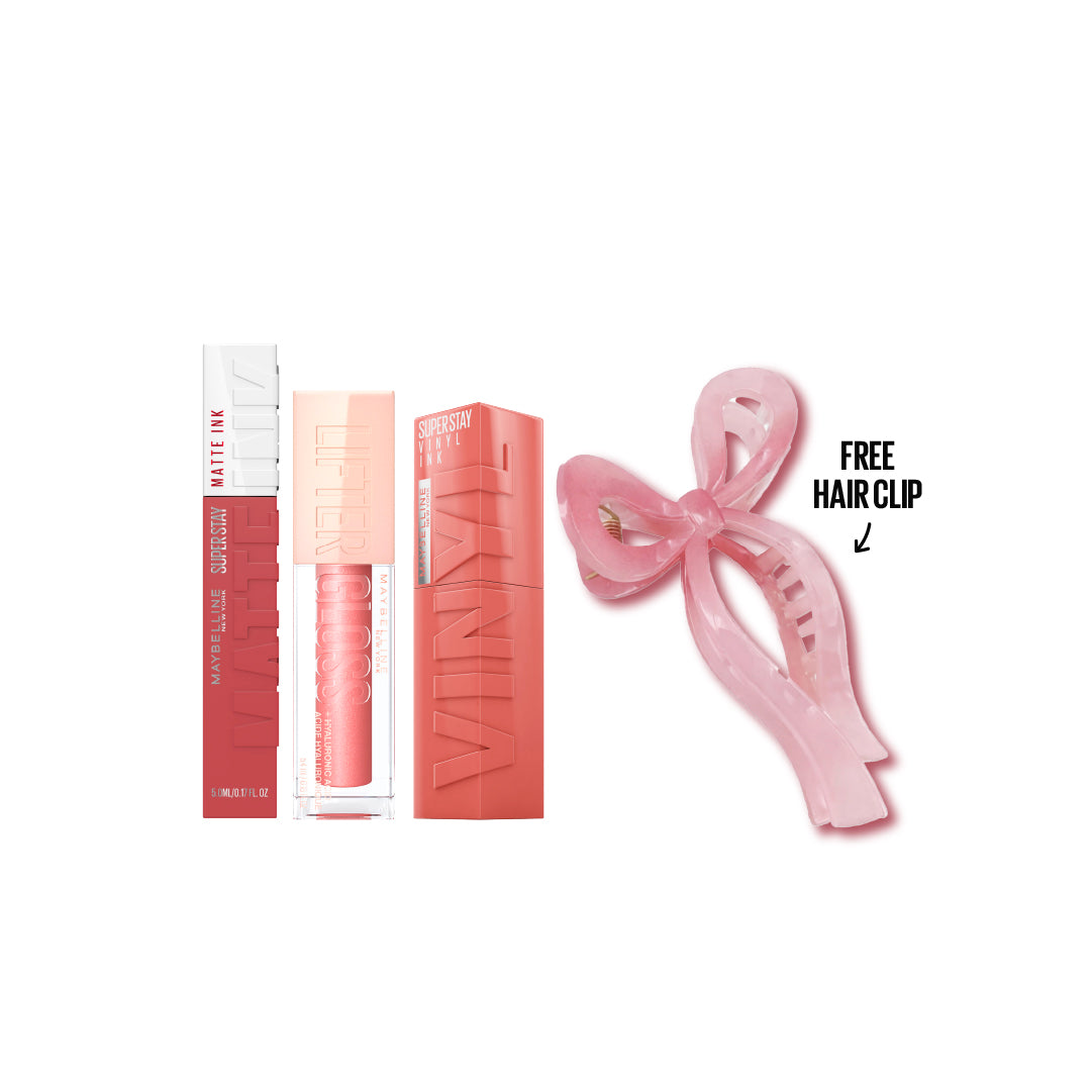 Super Stay Matte Ink Liquid long lasting Lipstick-Up To 16 Hours Oa Stay+ Super Stay Vinyl Ink Longwear Liquid Lip Color + Lifter Gloss Lip Gloss Makeup with Hyaluronic Acid + Gift - MazenOnline