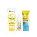Fast bright wash + day serum + UV Cooling gel