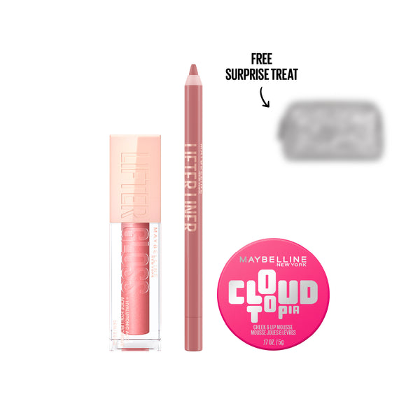 Cloudtopia Blush for Cheeks  + Lifter Liner Lip Liner  + Lifter Gloss Lip  + Gift