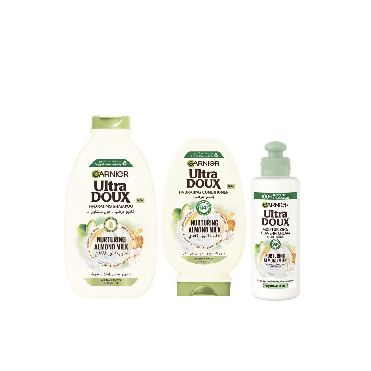 Shampoo + Conditioner + Leave In Core