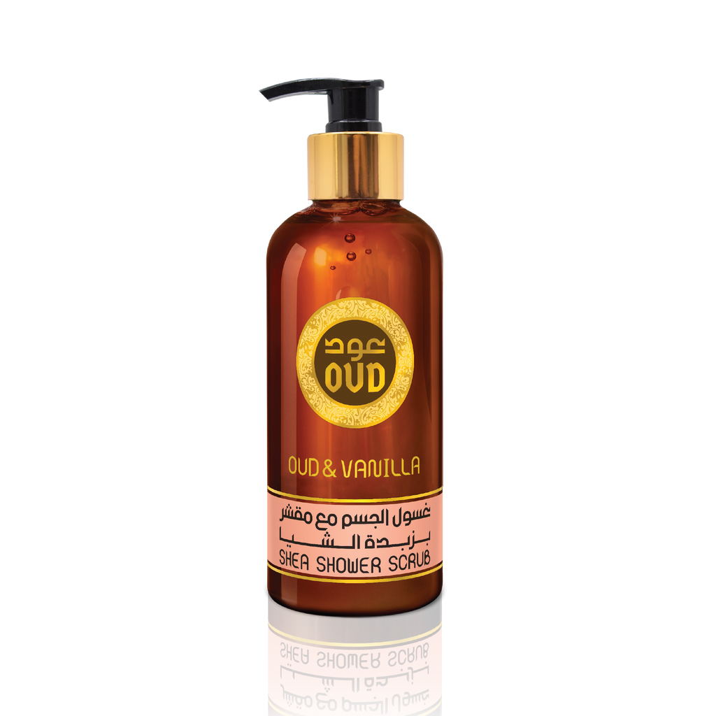 Vanilla Oud Premium Shea Shower Scrub 300ml
