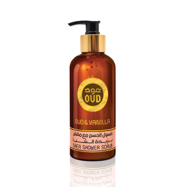 Vanilla Oud Premium Shea Shower Scrub 300ml