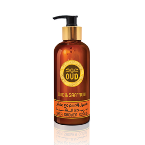 Saffron Oud Premium Shea Shower Scrub 300ml