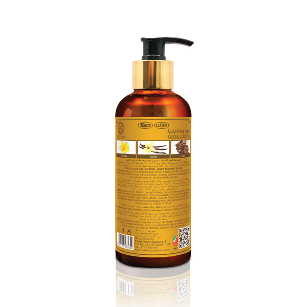 Vanilla Oud Premium Shea Shower Scrub 300ml