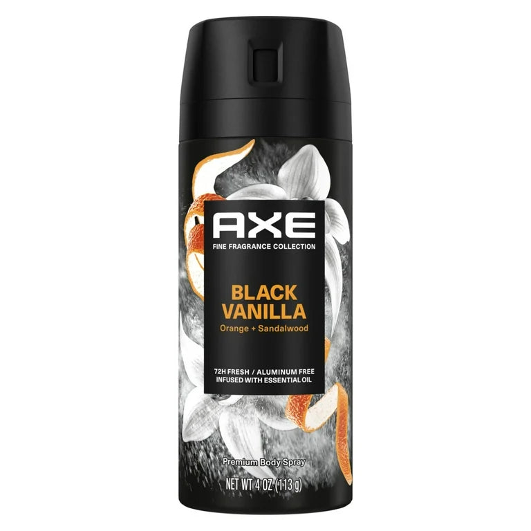 Axe - Men's Deodorant Body Spray Black Vanilla 4 oz | MazenOnline