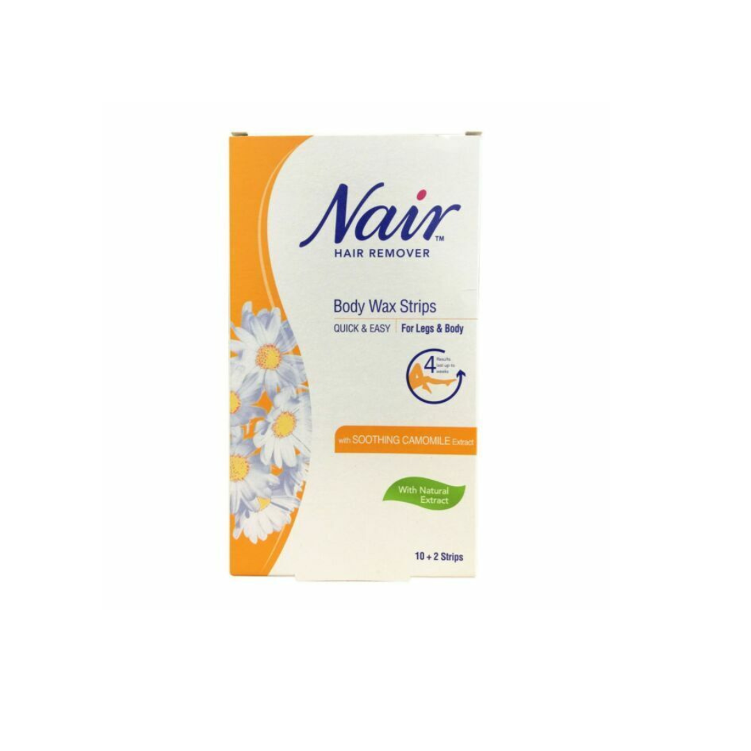 BODY WAX STRIPS CAMOMILE EXTRACT 12 WAX STRIPS - MazenOnline