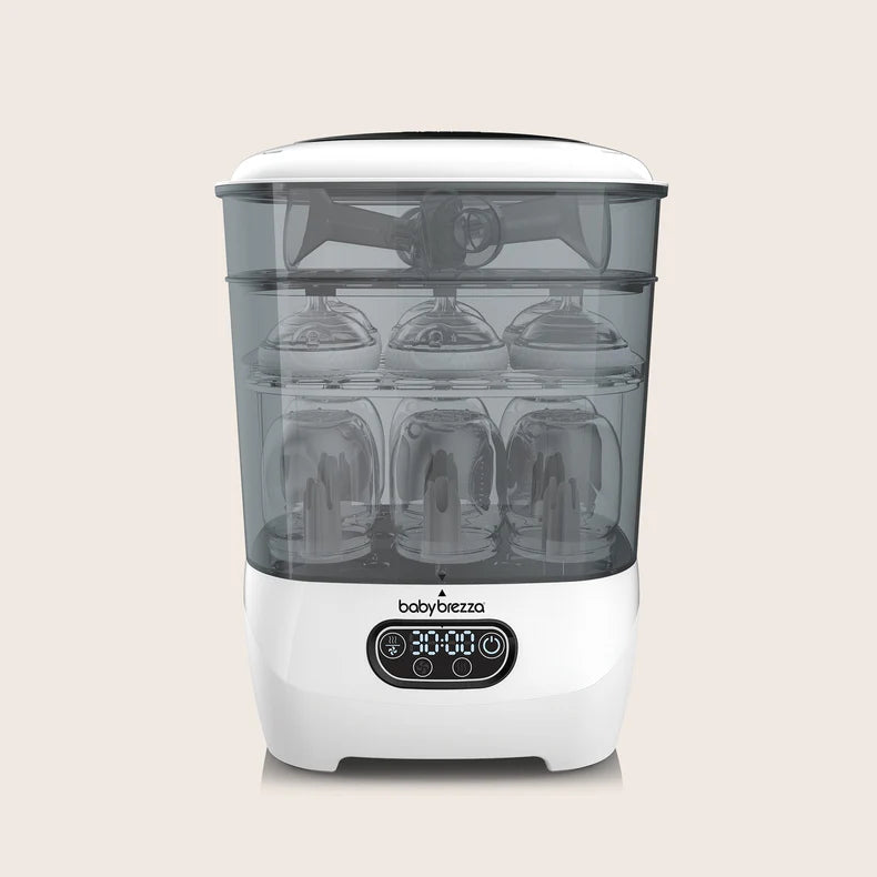 Baby Brezza - ne Step™ Baby Bottle Sterilizer and Dryer Advanced - Electric steam sterilizer with HEPA Filter | MazenOnline