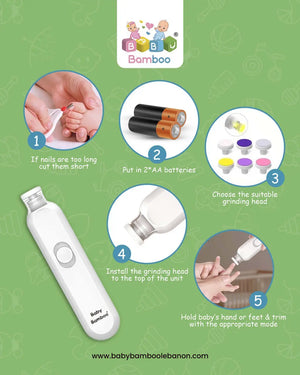 Baby Bamboo - Electric Nail Trimmer | MazenOnline