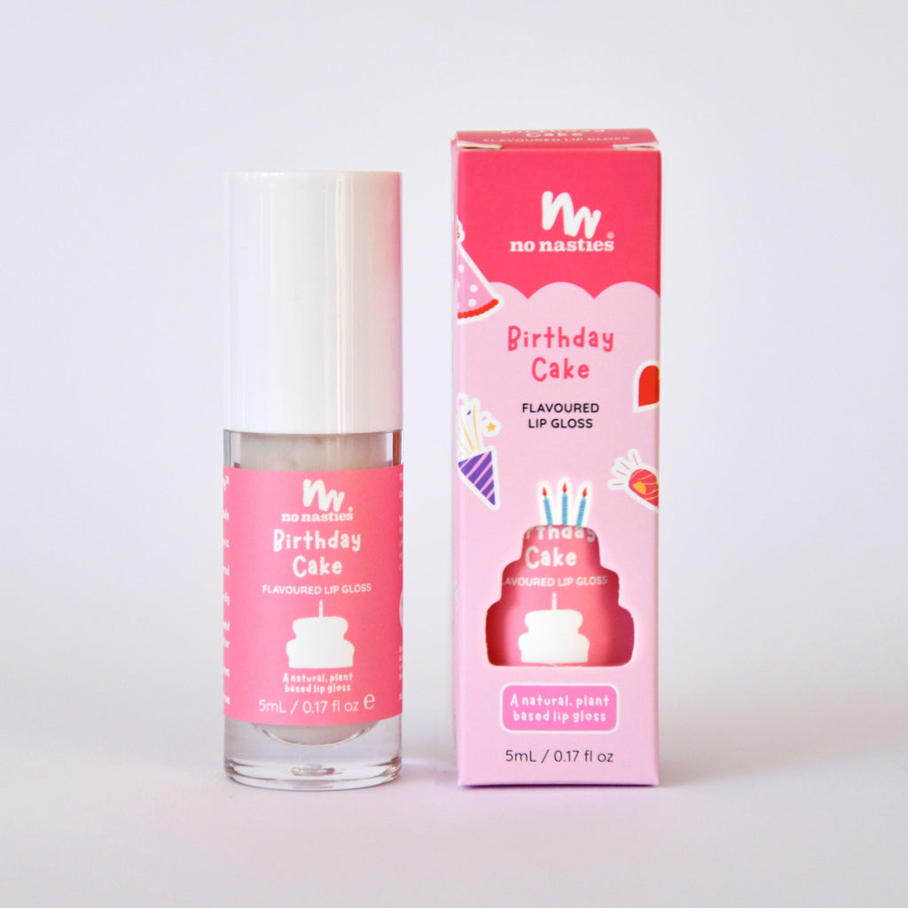 Natural Lip Gloss Birthday Cake