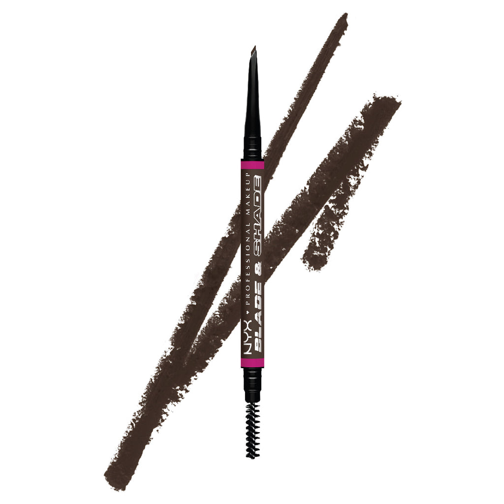 NYX Professional Makeup - Blade & Shade, Dual Edged Brow Pencil, Up To 16Hr Wear, Smooth-Glide Pigment | MazenOnline