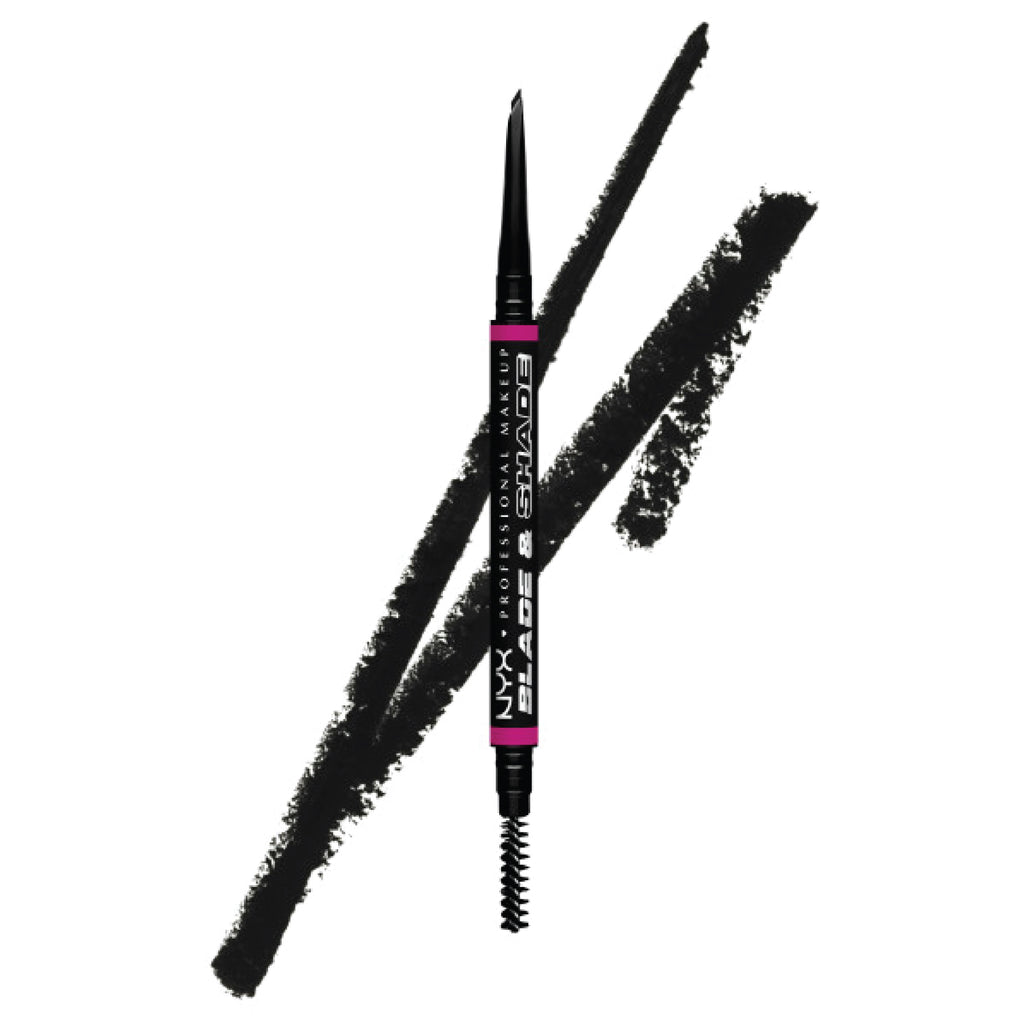 NYX Professional Makeup - Blade & Shade, Dual Edged Brow Pencil, Up To 16Hr Wear, Smooth-Glide Pigment | MazenOnline