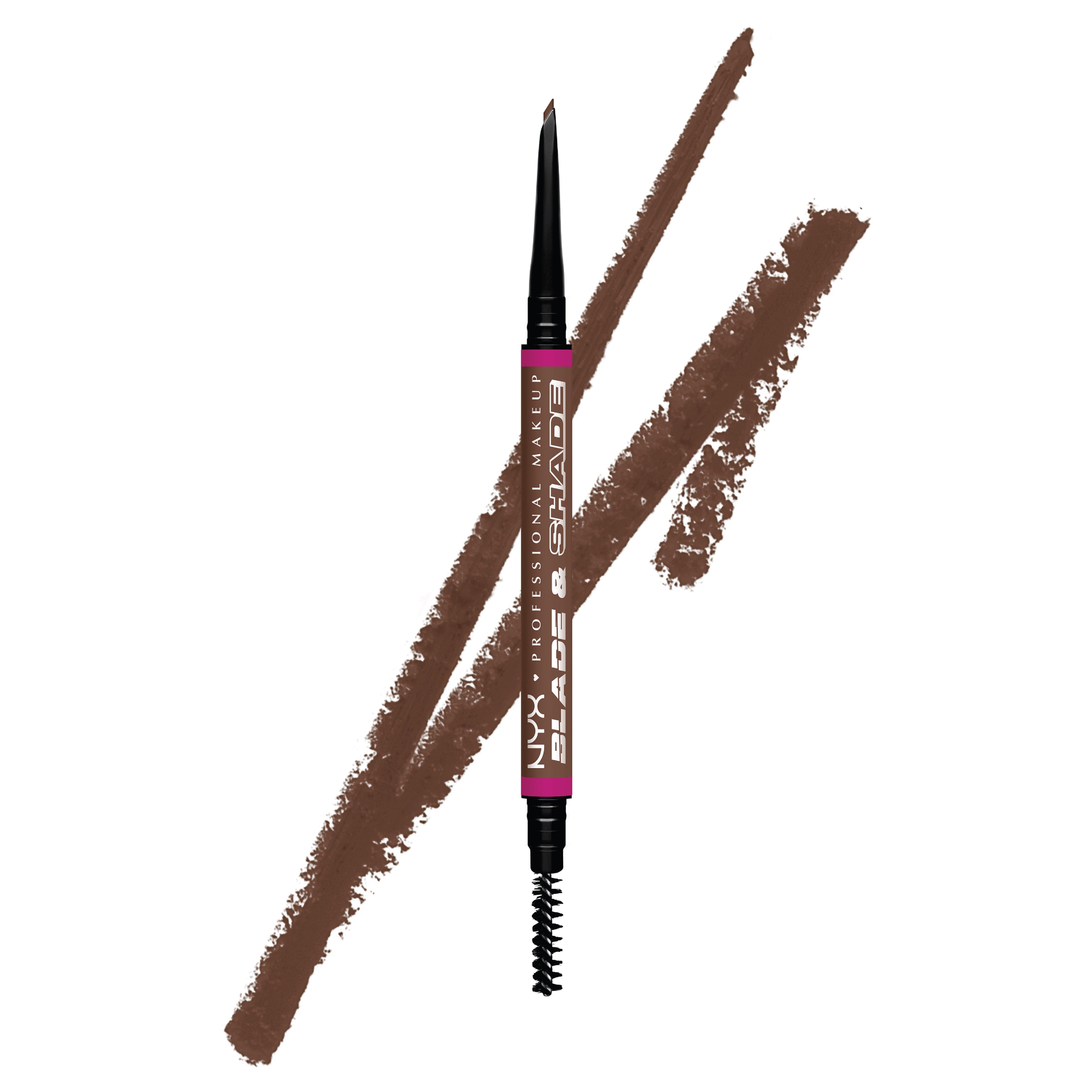 NYX Professional Makeup - Blade & Shade, Dual Edged Brow Pencil, Up To 16Hr Wear, Smooth-Glide Pigment | MazenOnline