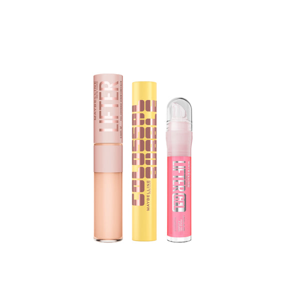 Brave Together Lifter Serum Concealer+Colossal Bubble Mascara +Lifter Oil-in-Gel Lip Gloss