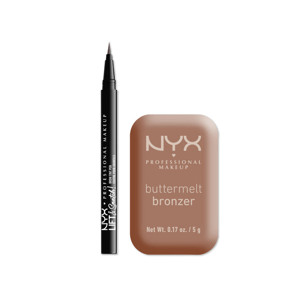 Lift & Snatch! Brow Tint Pen + Buttermelt Blush, Powder Blush