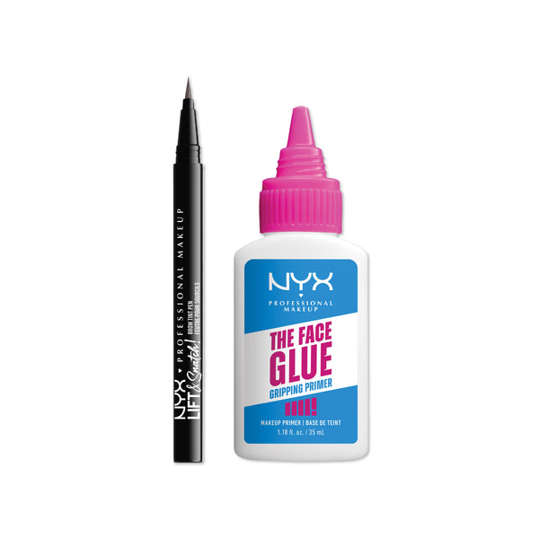 Lift & Snatch! Brow Tint Pen + The Face Glue Setting Spray