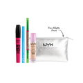 NYX Professional Makeup - Blade & Shade, Dual Edged Brow Pencil + Epic Ink Liner, Waterproof Liquid Eyeliner + On The Rise Volume Liftscara Mascara + Bare With Me Concealer Serum + Gift | MazenOnline
