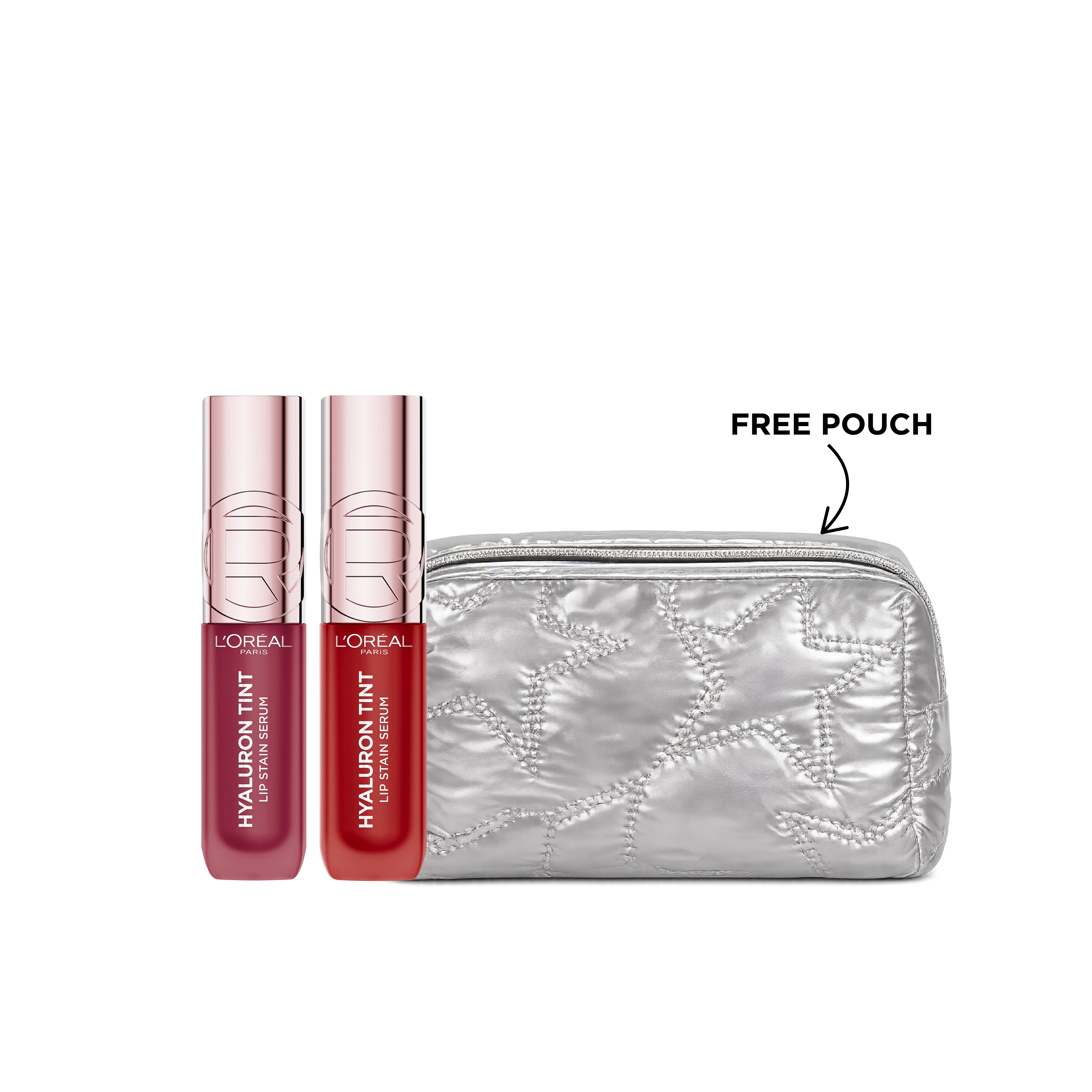2 x Hyaluron Tint + Silver Pouch