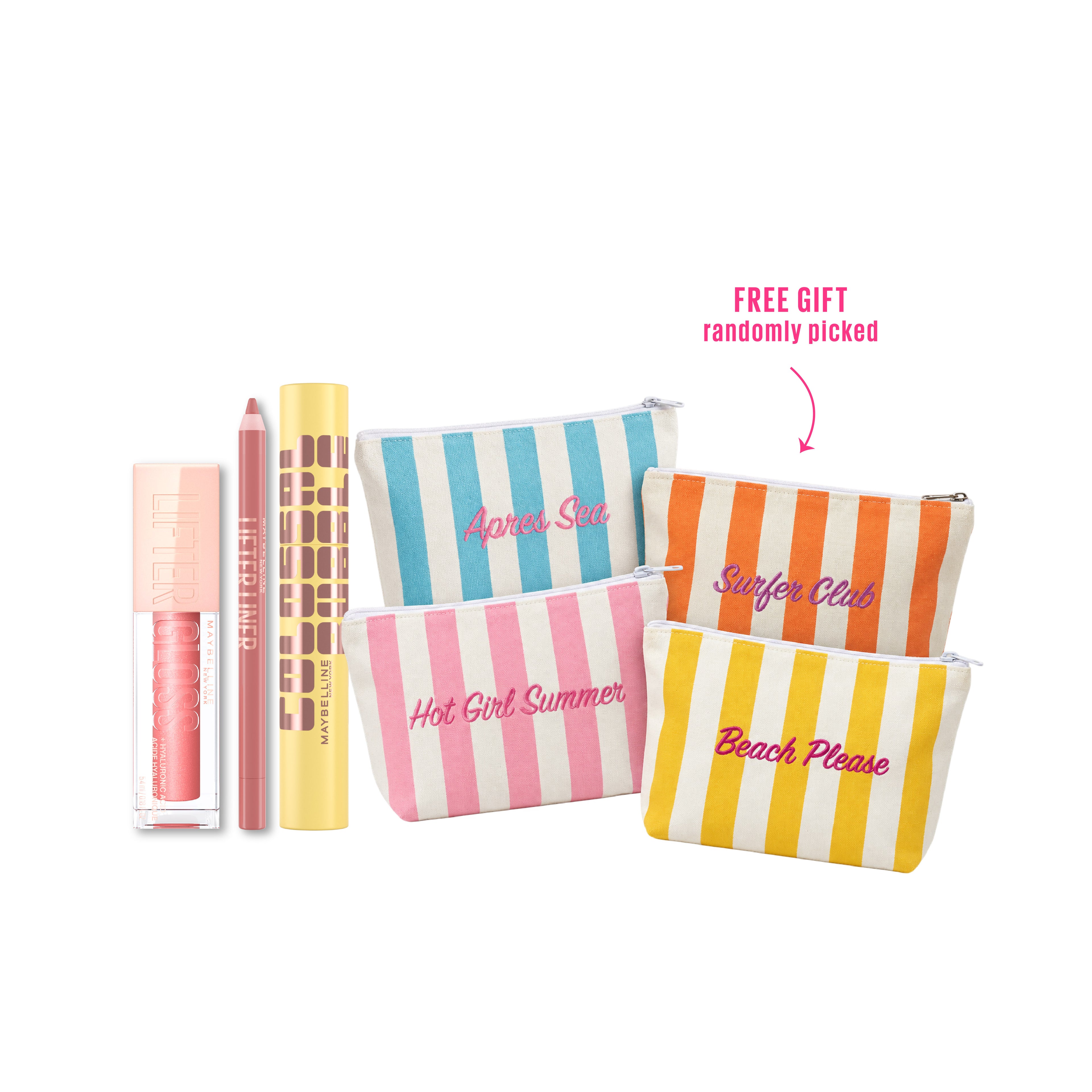Colossal Bubble Mascara Buildable  + Lifter Gloss Lip Gloss  + Lifter Liner Lip Liner Pencil  + Gift