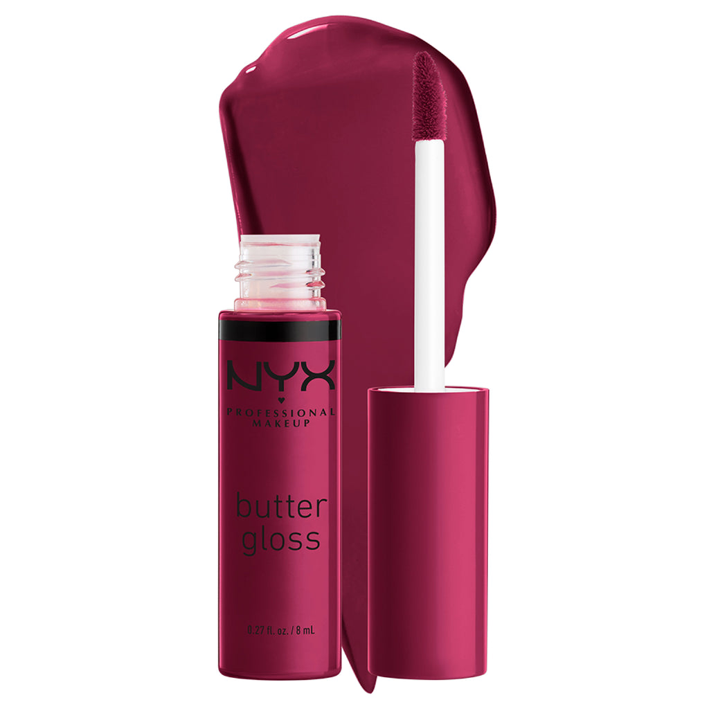 NYX Professional Makeup - Butter Gloss, Non-Sticky Lip Gloss, Buttery Soft, Silky Smooth And Creamy, Sheer To Medium Coverage | MazenOnline