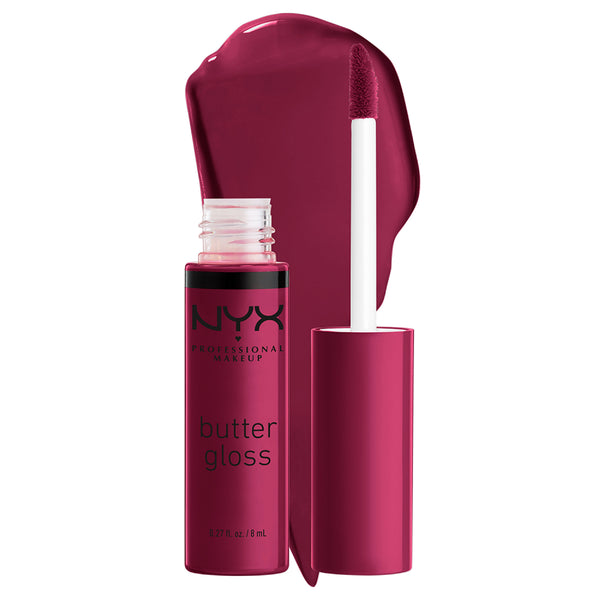 NYX Professional Makeup - Butter Gloss, Non-Sticky Lip Gloss, Buttery Soft, Silky Smooth And Creamy, Sheer To Medium Coverage | MazenOnline