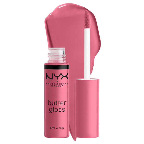 NYX Professional Makeup - Butter Gloss, Non-Sticky Lip Gloss, Buttery Soft, Silky Smooth And Creamy, Sheer To Medium Coverage | MazenOnline