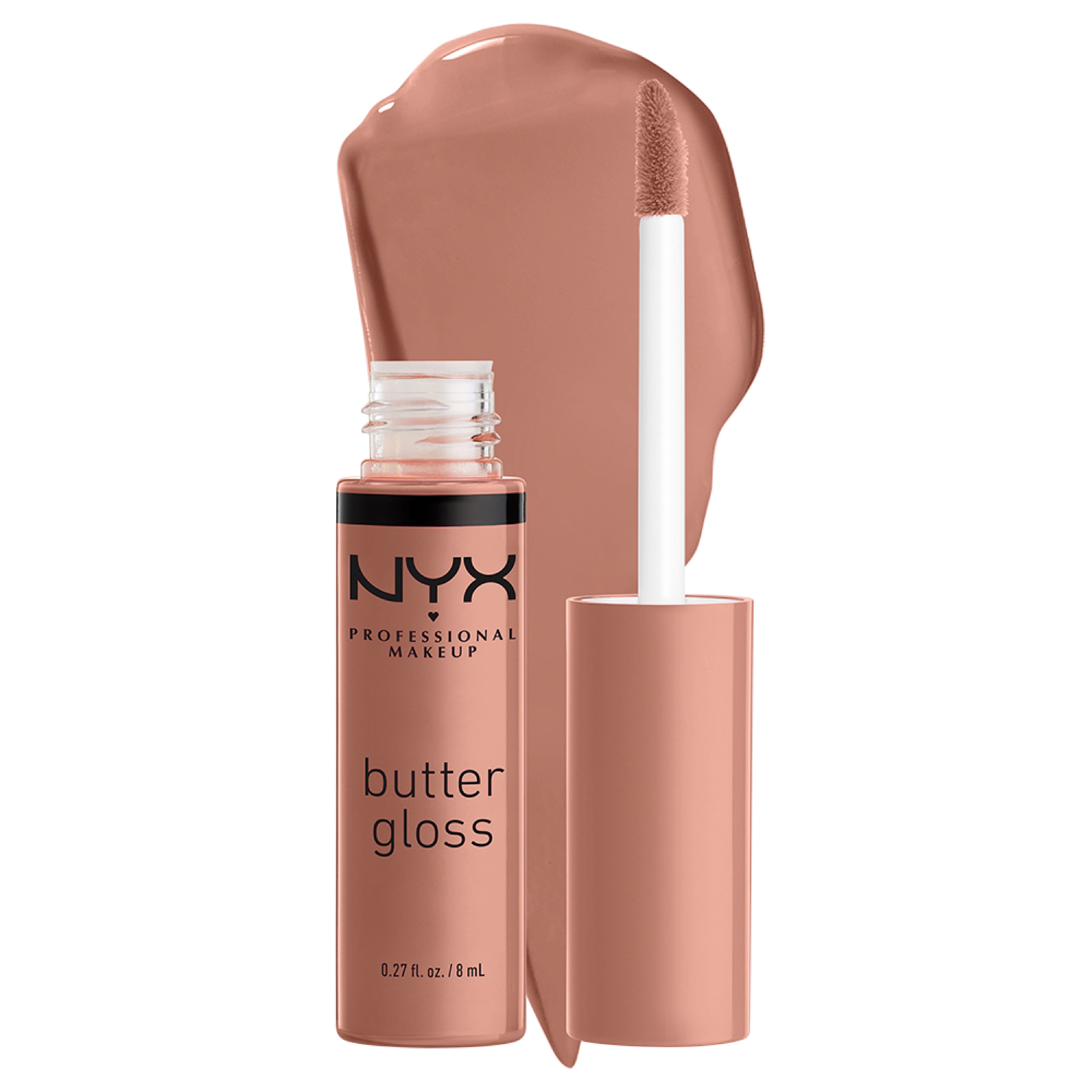 NYX Professional Makeup - Butter Gloss, Non-Sticky Lip Gloss, Buttery Soft, Silky Smooth And Creamy, Sheer To Medium Coverage | MazenOnline
