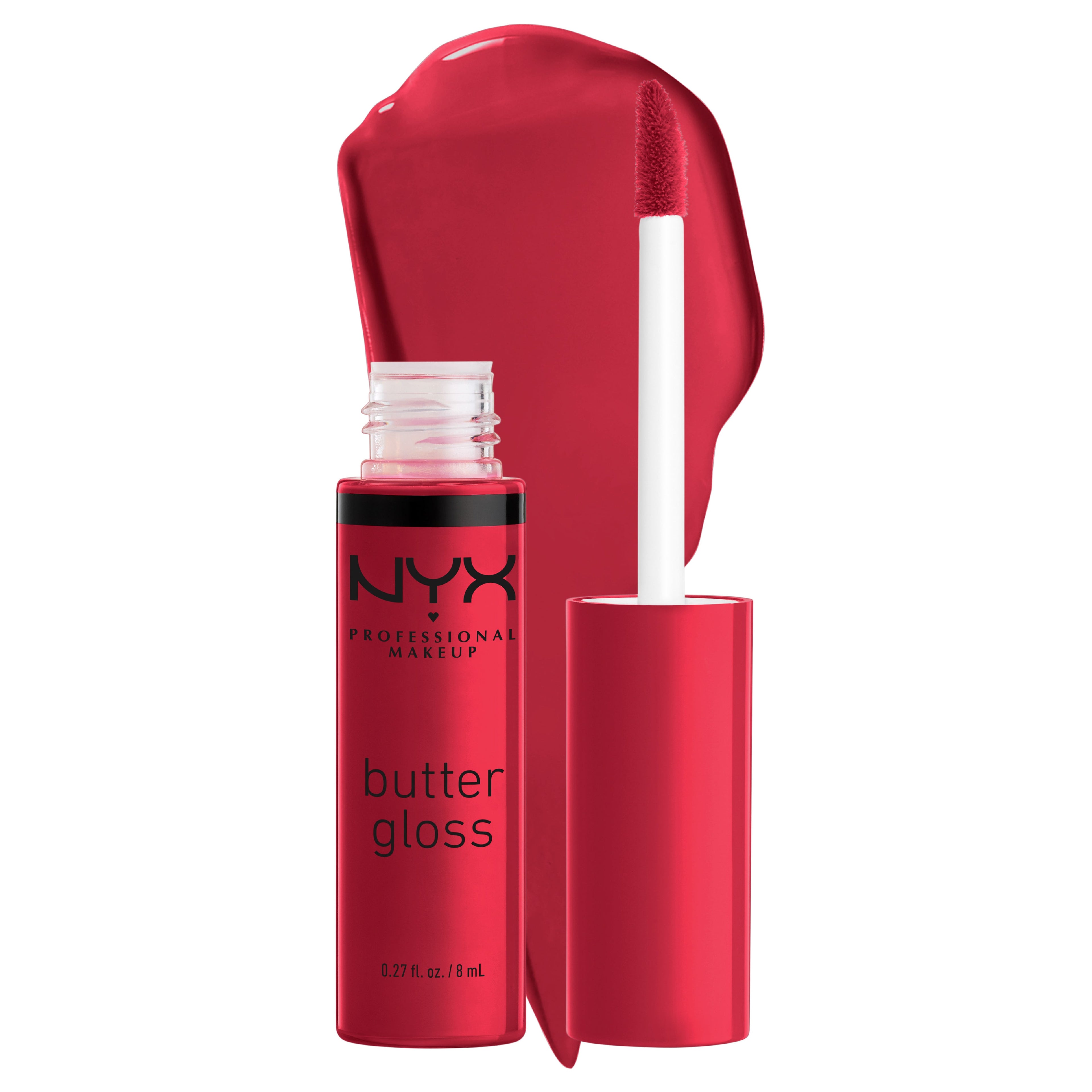NYX Professional Makeup - Butter Gloss, Non-Sticky Lip Gloss, Buttery Soft, Silky Smooth And Creamy, Sheer To Medium Coverage | MazenOnline