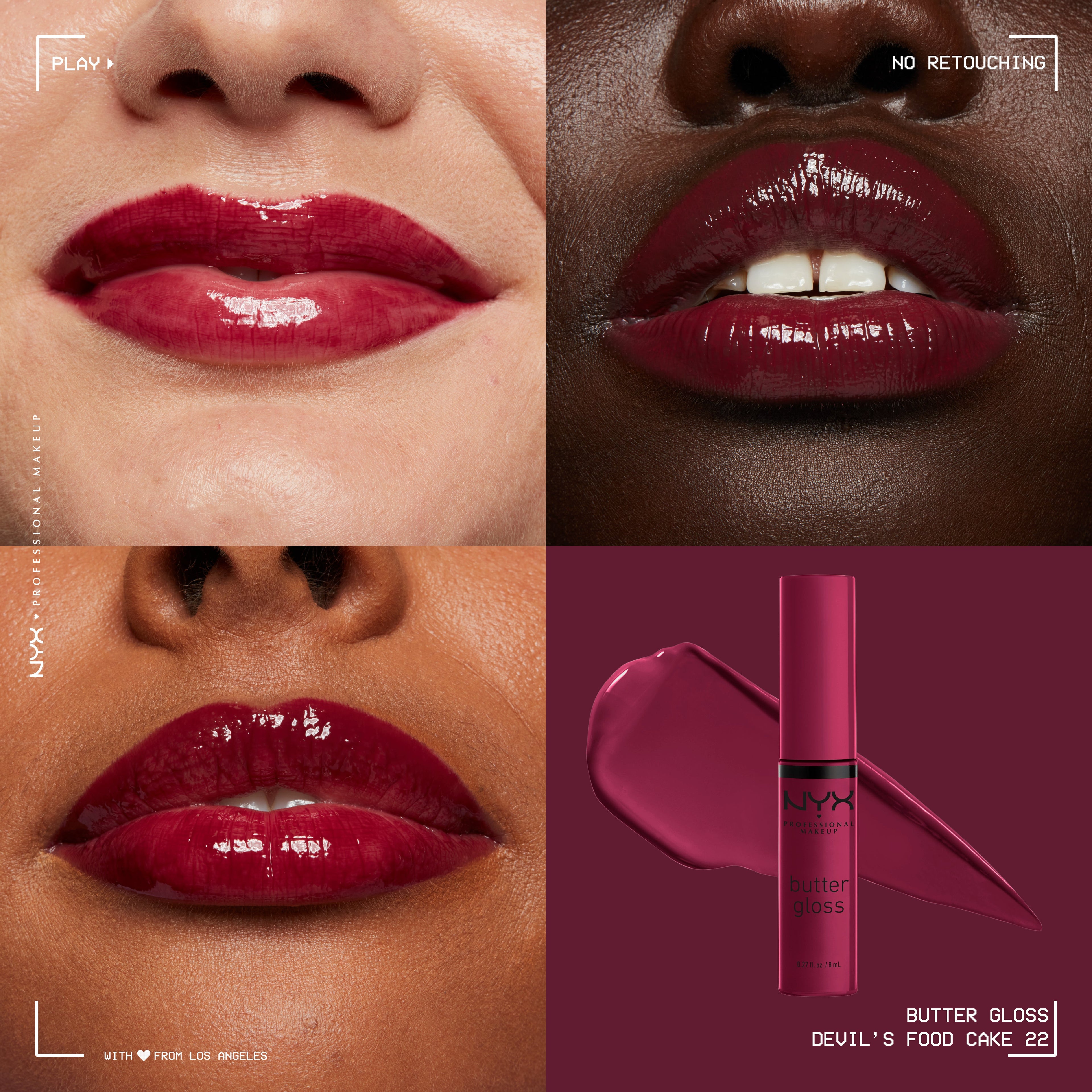 NYX Professional Makeup - Butter Gloss, Non-Sticky Lip Gloss, Buttery Soft, Silky Smooth And Creamy, Sheer To Medium Coverage | MazenOnline